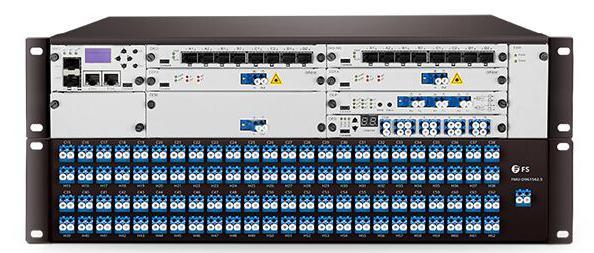 09 04 FMS 9600E Hyperscale Connect Fiber Loss: 0.275dB/km Max. Transmission Distance: 90km (DWDM SFP+ 80KM Used) Rate per Wavelength: 1Gbps, 10Gbps Max.