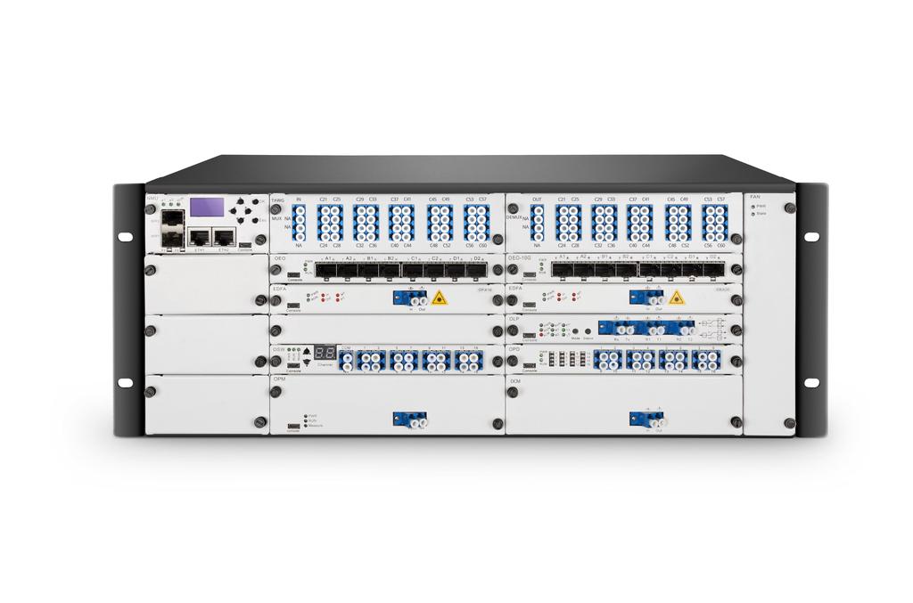 07 03 FMS 4000E Competitive Connect Fiber Loss: 0.275dB/km Max. Transmission Distance: 105km (DWDM SFP+ 80KM Used) Rate per Wavelength: 1Gbps, 10Gbps Max.