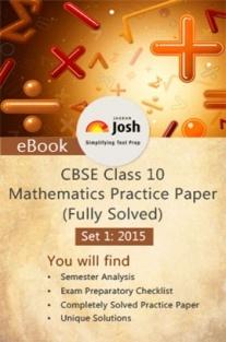 CBSE Class 10th Solved Mathematics Practice Paper