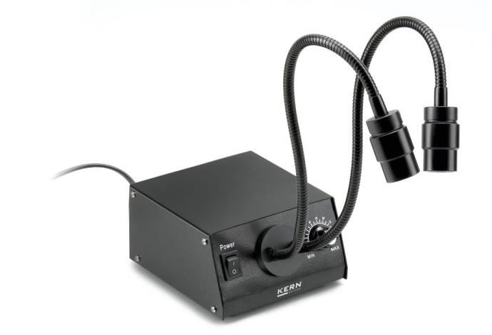 5.7 Lighting control The microscopes in the OZL-44 series have an adjustable reflected and transmitted light illumination.