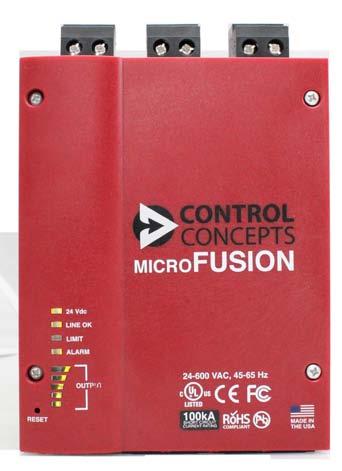DESCRIPTION MicroFUSION is an ultra-compact high-performance microprocessor-based power controller, available in single phase, three phase 4 SCR, or three phase 6 SCR models to control AC loads.