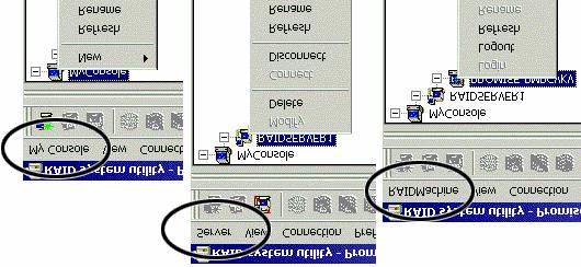User Interface Figure 4-3. Each item in Tree View has its own dropdown menu in the menu bar. Rather than access the menu bar, you can right click on the icon of the component you are working with.