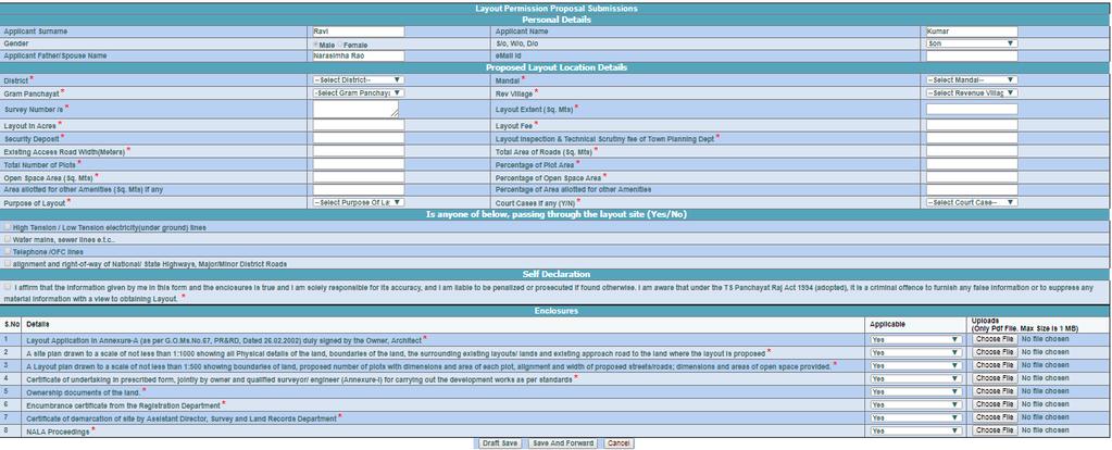 National Informatics Centre User Manual Page 10 of 22 1. On clicking the layout permission tab and select Apply option.