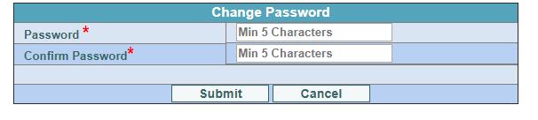 National Informatics Centre User Manual Page 22 of 22 Change Password After Login into the