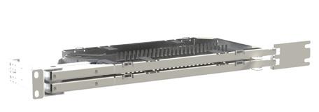 Dimensions: 480x60x230 mm Splice cassette module 308, 9 without frame left or