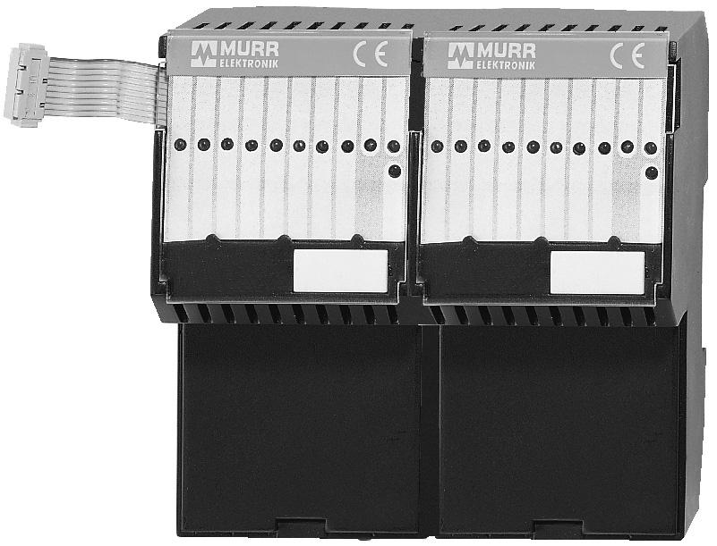 - Modular I/O system IP20 relay 8-way Ordering data 8 N/O relays 55927 1-wire screw terminal block (left)