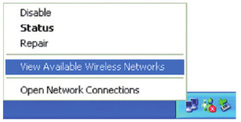 Please make sure you have selected the correct available network, as shown in the illustrations below.