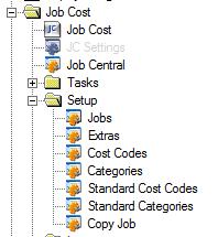 Activity 4: Enter Contract Schedule of Values 1. Open Job Setup in the JC Module Task list a.