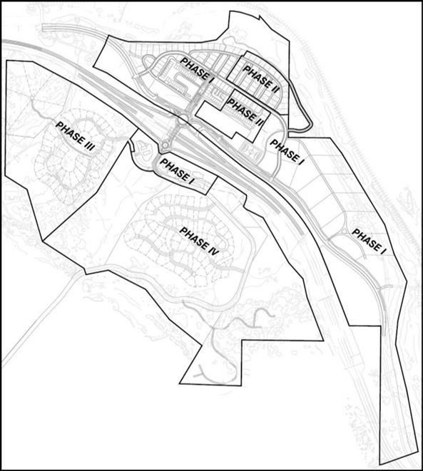 Figure 2: Phasing Map Potable water will be supplied by the Eagle River Water and Sanitation District (ERWSD).