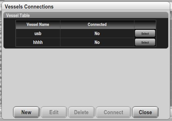 8 Vessels Connections Dialog In version 2.0 of N2KExtractor, Maretron introduces the concept of Vessel Connections.