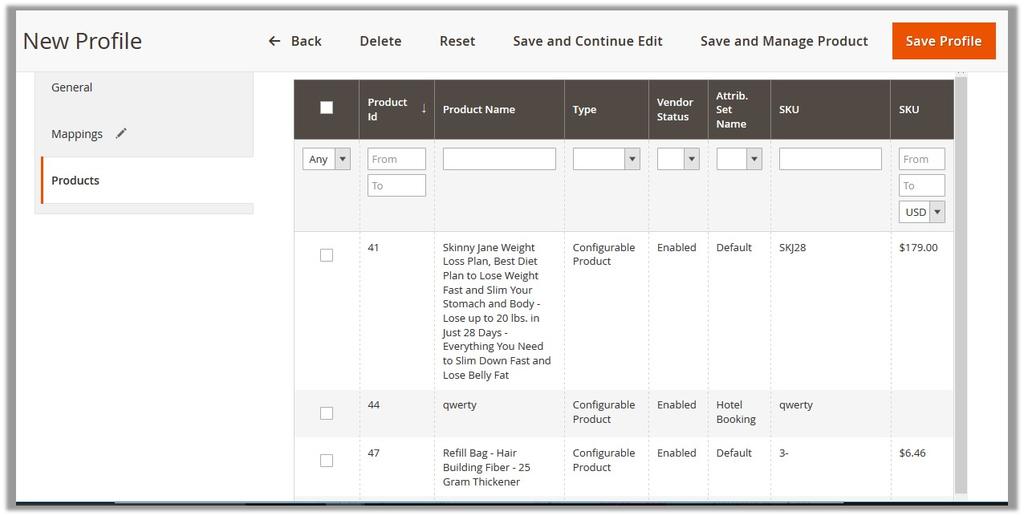 Select the check boxes associated with the required products to assign them to the new profile. Note: Admin can assign the product to only one profile. 14.