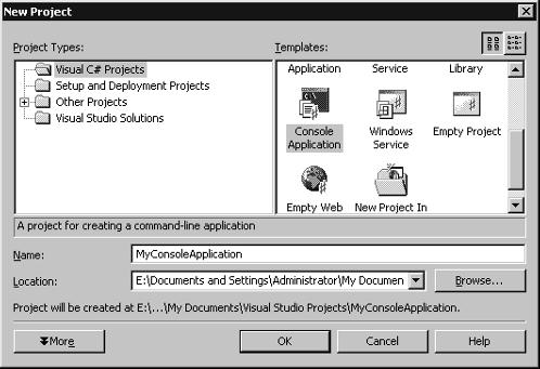 NET Environment Once your new project has been created, the main development screen is displayed (see Figure 1.3).