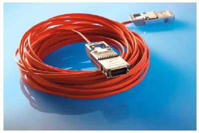 Optical Infinband* Product Parameters: - Copper cable replacement - 4 channels in each direction at up to 5Gb/s per channel for DDR product (10Gb/s per channel for QDR product) Product description: -
