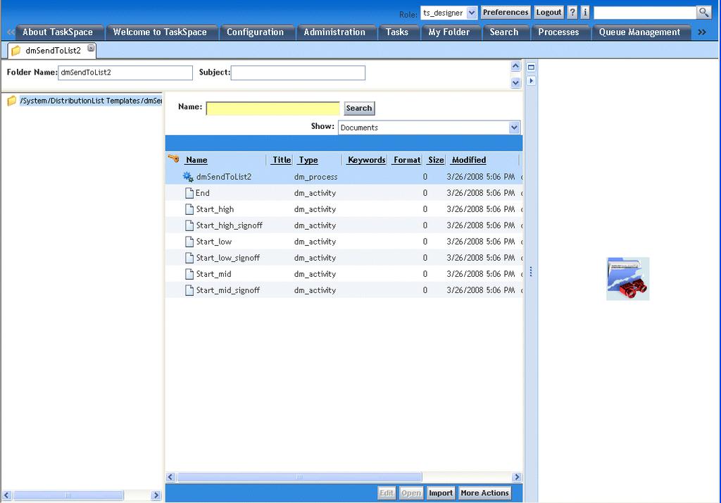 Managing Tasks Figure 7 A list of processes 2. Select the process. Right-click it and select Start. The page that appears next may vary depending on configuration.