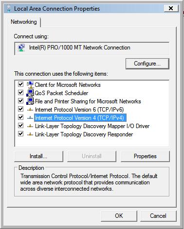 2-2-4 Windows Vista IP address setup: 1.