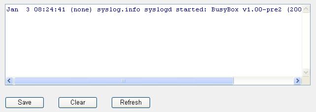 status. 3-4-4 System Log All important system events are logged. You can use this function to check the event log of your router.