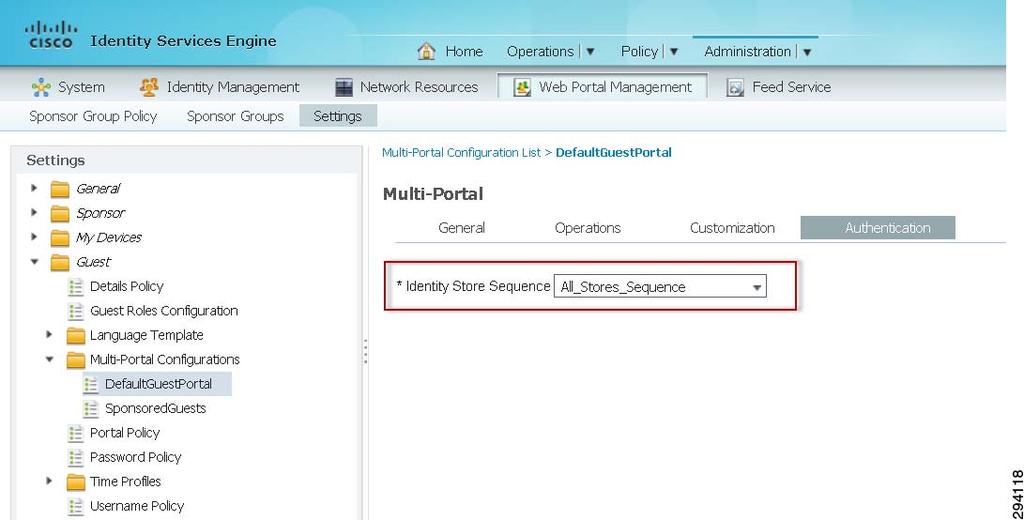 Guest and Self-Registration Portals Chapter 10 Identity Services Engine for BYOD Figure 10-5 Authentication Portal Settings ISE Using Certificates as an Identity