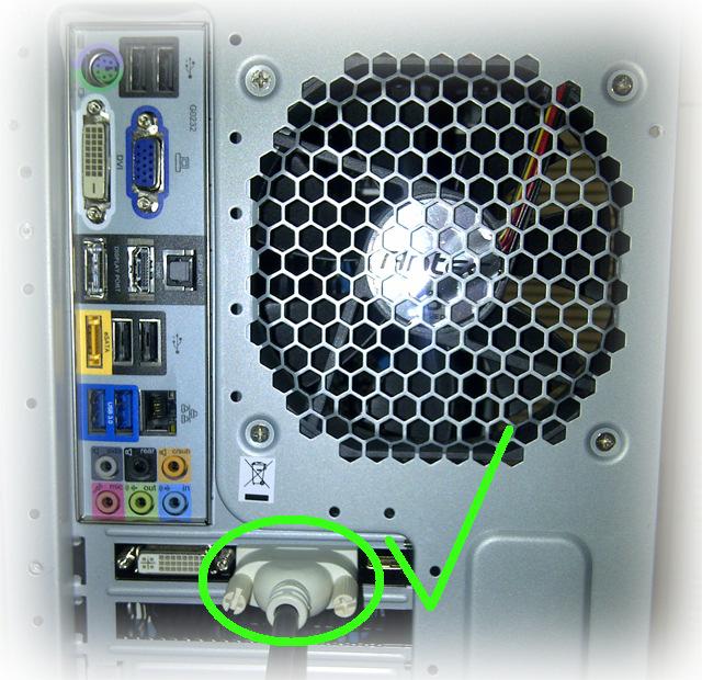 NOT plug the cable into the top ports if there are ones below