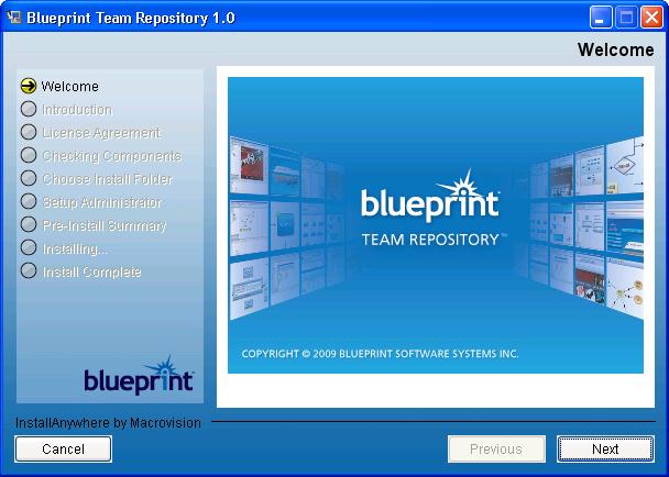 Installation Disable Microsoft IIS If Microsoft IIS Web Server is resident on the host server, you will need to temporarily disable it during the installation of the Blueprint Team Repository.