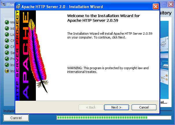 Installation Web Server Installing the Web Server 1.