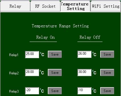 3.1 Temperature setting within the program Operators can set the upper limit (maximum temperature) and lower limit (minimum temperature) for the controlled zones via the control panel, so the related