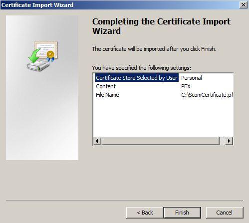 All is well the following screen shows the certificate is valid and