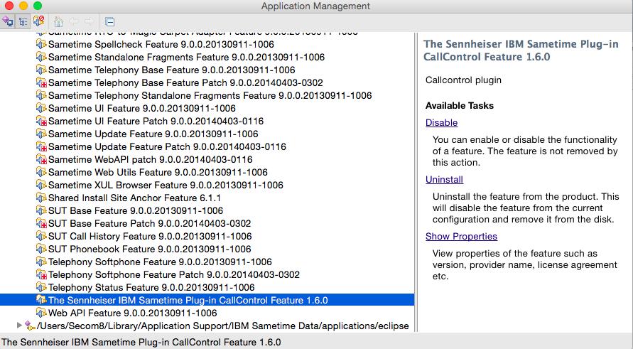 It would show the Application Management window as below.