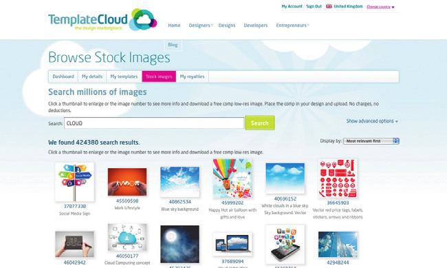 USING STOCK IMAGES WHY USE IMAGES? Clients love images. The best selling TemplateCloud designs are image based.