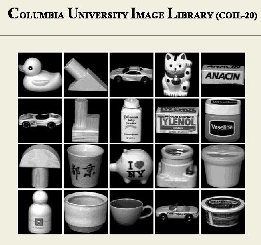Sample Objects Columbia