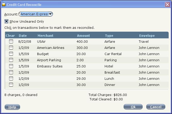 Genies menu. exchange transaction and automatically displays it on the Expense Record screen. Enters the exchange fee.