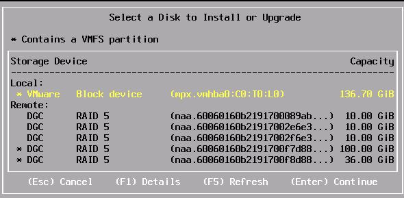 Installing ESXi You must have the ESXi 5.1 ISO file on CD, DVD, or USB flash drive media. Boot from the media to start the ESXi installer.