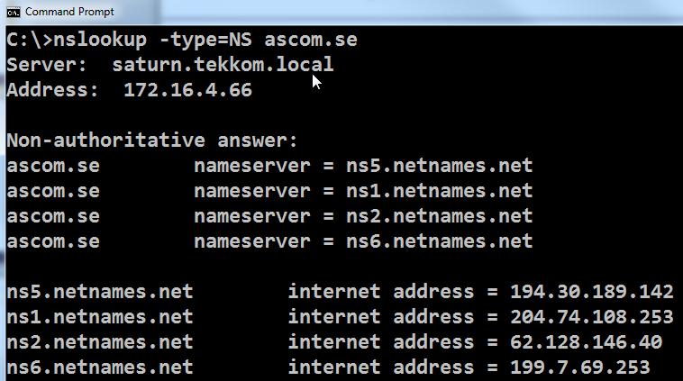 DNS zone records NS - Name Server record Shows DNS servers for the domain.