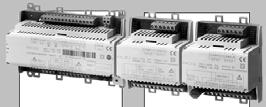 The input and output configurations and the housings of the compact controllers are optimised for each type of application.