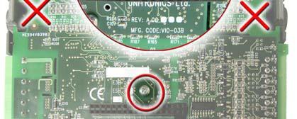 Avoid touching the PCB board directly by holding the PCB board by its connectors.