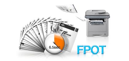 Speedy printing from the very first page Feel free to multitask while your documents print: SCX- 4833FD will crank through even your biggest print jobs without relying on you for a paper refill.