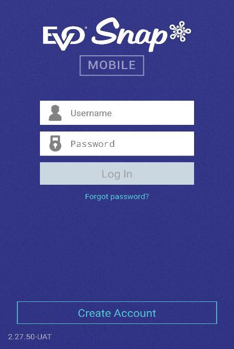 4. Login Launch the Mobile application on the mobile or tablet device and log in using the User Name and Password credentials provided in the activation email.