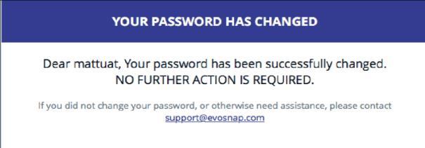 Note: If the password is not changed within the notification period, the account is locked and a password reset is required.