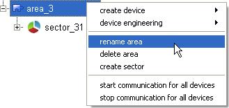 Configuration 5.3 Project tree Renaming Each object in the project tree has an internal and a project-specific name.