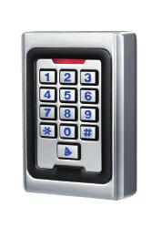 Metal Standalone Keypad Access Control K5 Strong Zinc Alloy Electroplated anti-vandal case Indoor use 2000 uses, supports Card, PIN, Card + PIN Can be used as a standalone keypads, Backlight keys