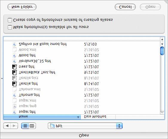 Using the Plug-In Installing New PhF Fonts If you obtain new Photofonts and have them on your local hard disk you must install them in your system.