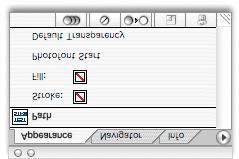 Using the Plug-In To edit the PhF text for the object: 1. Select the object in your drawing: 2. Open the Appearance panel: 3. Double-click on the Photofont Start item in the Appearance panel.