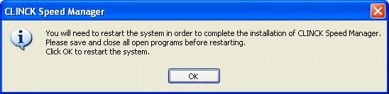 Installation and Setup 13 Figure 2.9: Dialog box asking to restart the computer 6) In the dialog box that appears, click OK.