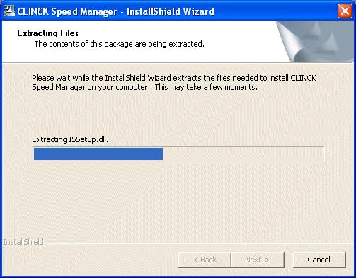 or click Save to save it at a chosen location on your computer. Result: The CLINCK Speed Manager installer is downloaded. 2.