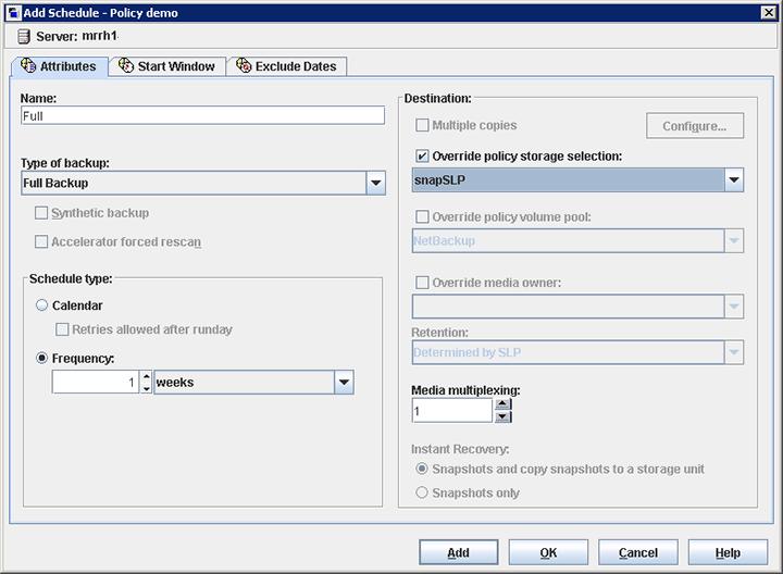 Oracle Intelligent Policy (OIP) configuration Create the Oracle Intelligent Policy for database dump backups 47 13