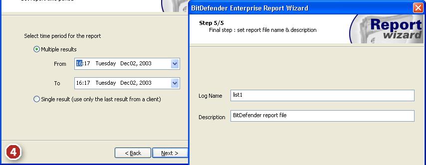 To create & administrate reports, click Reports in the configuration bar.
