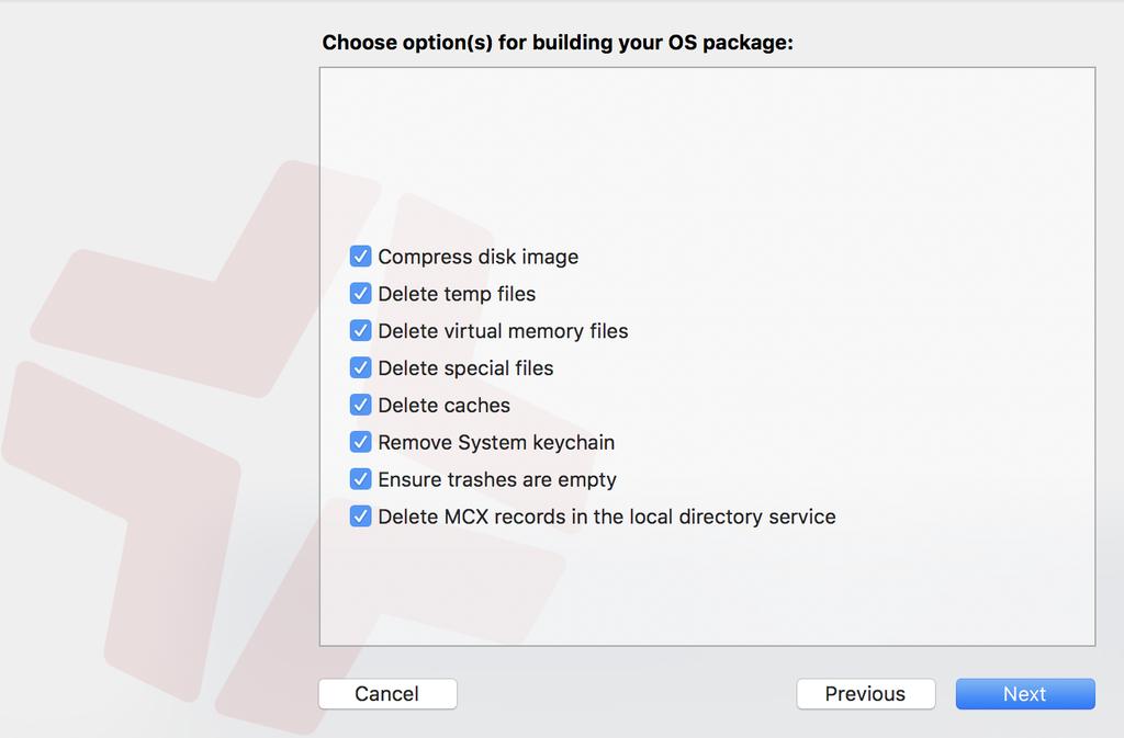 Installing and Configuring the OS For instructions on how to install and configure the OS before building an OS package, see the following Knowledge Base article: Creating a Minimal Base OS Image