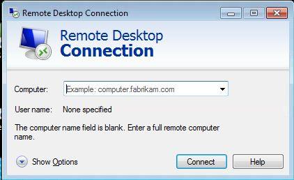 Microsoft Remote Desktop from the App