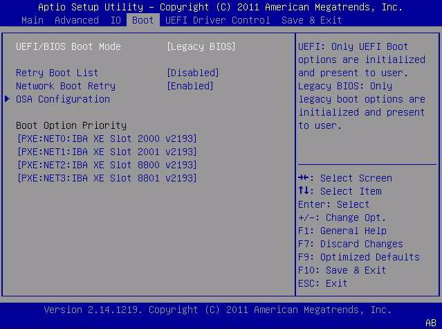4. Select the UEFI/BIOS Boot Mode field and use the +/- keys to change the setting to UEFI. 5. To save changes and exit BIOS, press the F10 key.