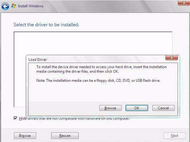 a. Ensure that the driver(s) are accessible according to the installation method chosen (described in Selecting the Boot Media Option on page 6).