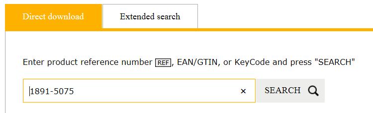 How to find an eifu for a product: direct search 1/2 1.